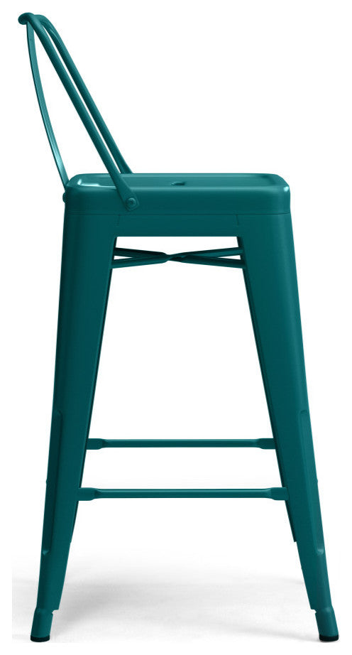 Rayne 24 inch Metal Counter Height Stool (Set of 4)