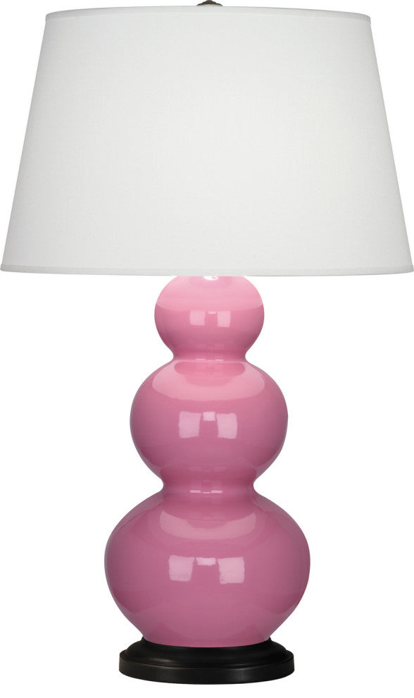 Robert Abbey RA-338X 1-Light Table Lamp, Triple Gourd
