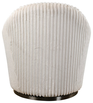Uttermost Crue White swivel Chair