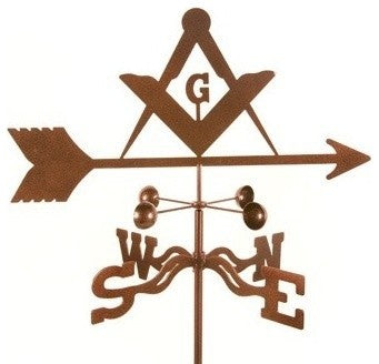 Masons Weathervane With Roof Mount