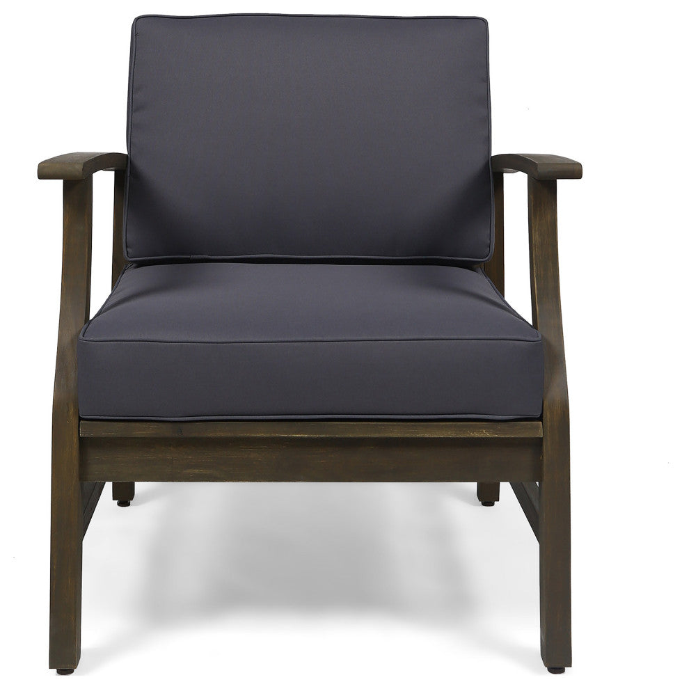 Abena Outdoor Acacia Wood Club Chair