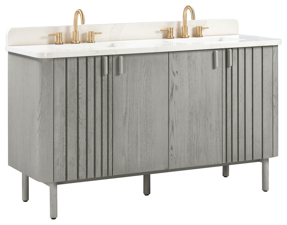 Blakely Vanity Combo Collection, Gray Oak, 61