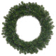 Vickerman G125672 72" Grand Teton Artificial Christmas Wreath, Unlit