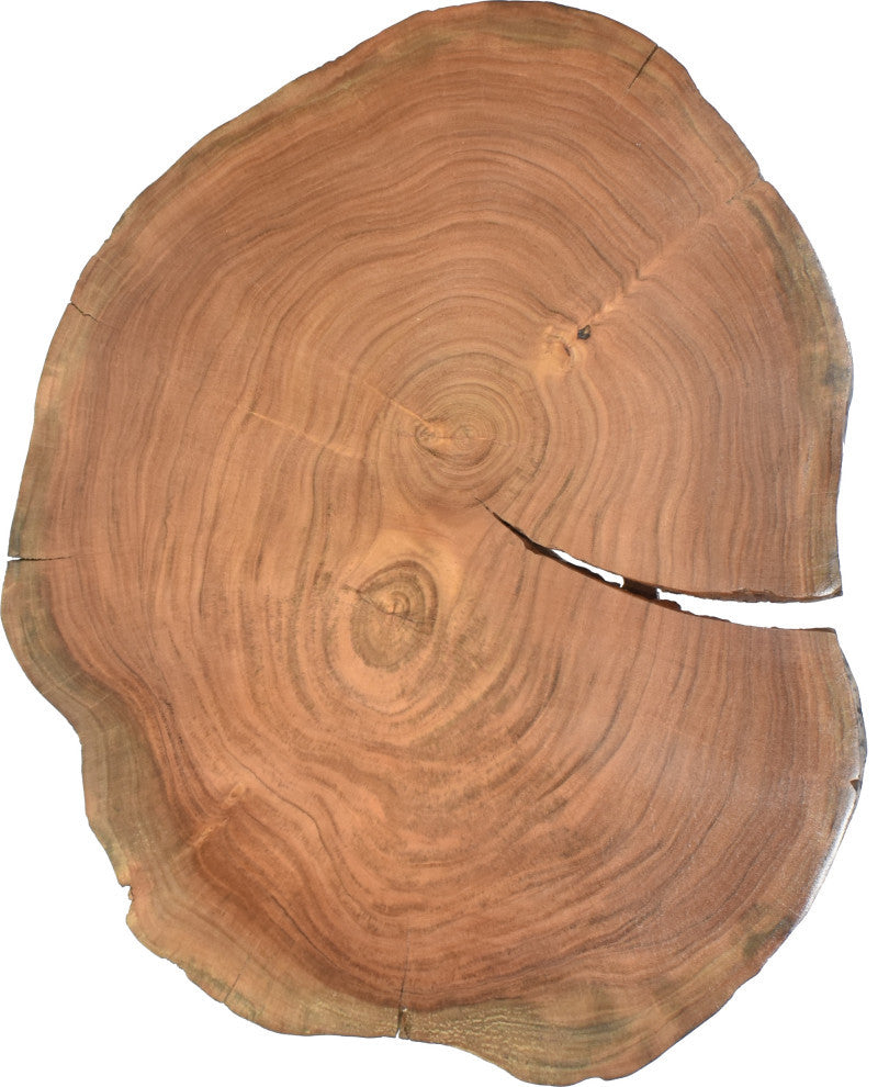 Woodland Acacia Wood Top End Table