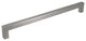 Celeste Square Bar Pull Cabinet Handle Brushed Nickel Stainless 12mm, 10"