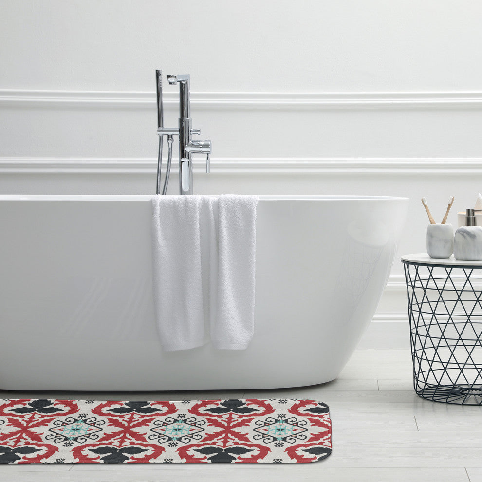 34" x 21" Bombay Bathmat, Pepper