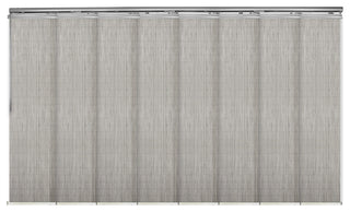 Arias 8-Panel Track Extendable Vertical Blinds 130-175"W