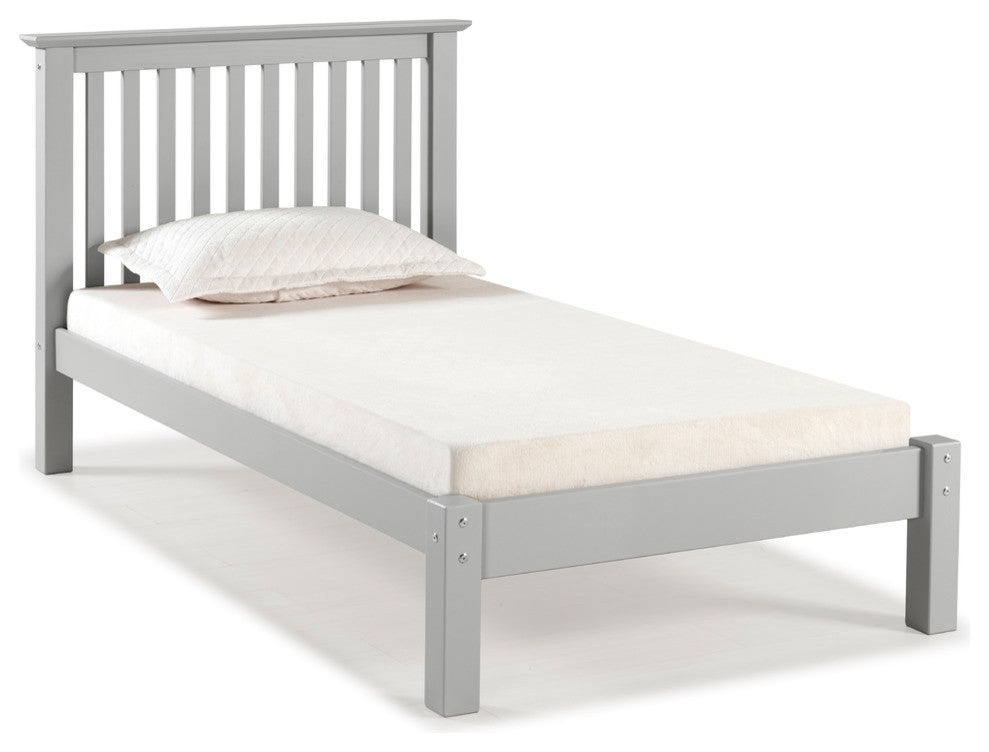 Barcelona Twin Bed, Dove Gray