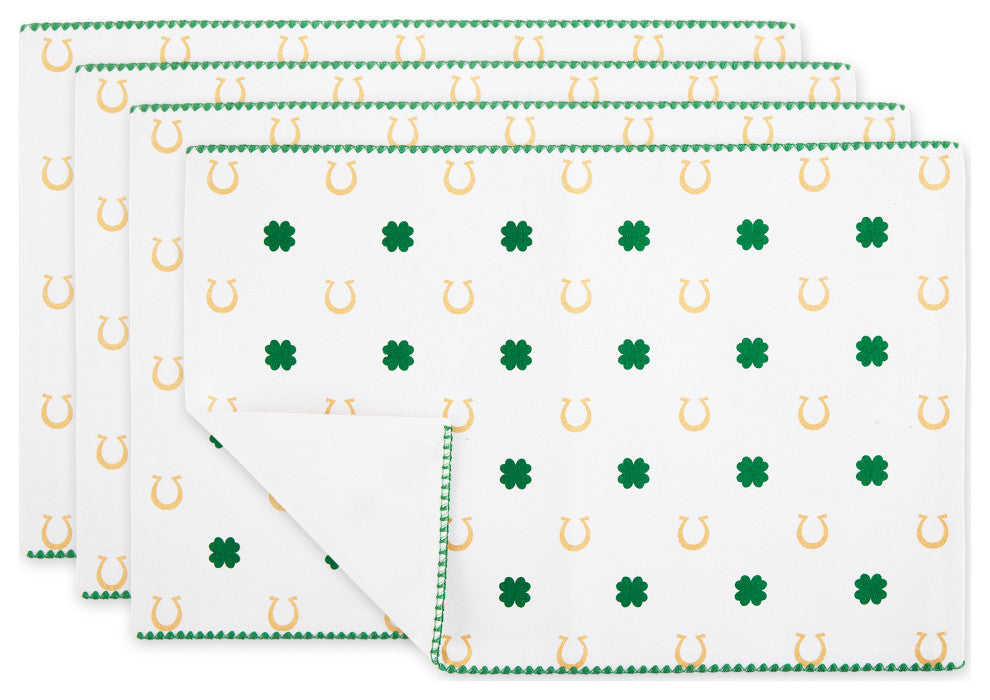 Clover Horseshoe Printed Placemat (Set of 4)