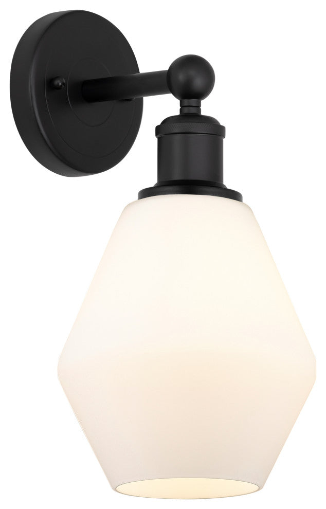 Innovations 616-1W-BK-G651-6 Cindyrella 1 Light 6" Sconce, Matte Black