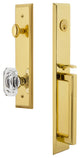 Fifth Avenue Dummy Handleset, D Grip and Baguette Clear Crystal Knob, 849277