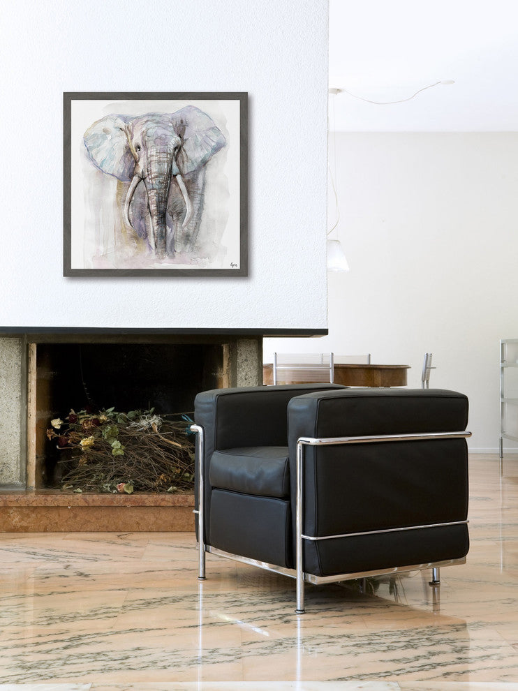 "La Memoria" Framed Painting Print, 32"x32"