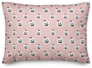 Pink Pumpkins Galore 14x20 Throw Pillow