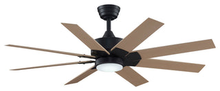 Fanimation Levon Custom-KIT-52-LK Levon Custom 52" 8 Blade Indoor - Black /