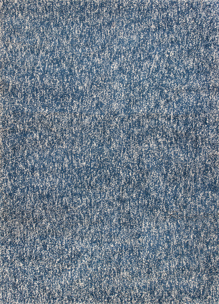 Bliss 1589 Indigo and Ivory Heather Rug, 2'3"x7'6" Runner