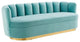 Victoria Channel Tufted Performance Velvet Sofa, Mint