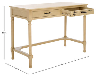 Safavieh Layce 2 Drawer Desk, Natural