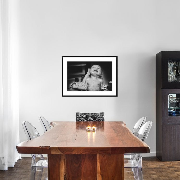 "No Words To Describe The Feeling" Framed Digital Print by Piet Flour, 38"x28"