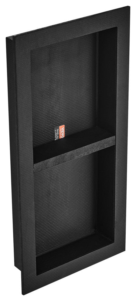 VEVOR Shower Niche 16x32x4" Double Shelf Wall-inserted for Shower Bathroom