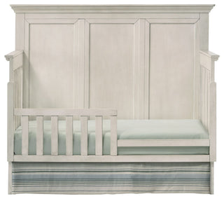 San Mateo 60"W Convertible Crib, Rustic Whtie