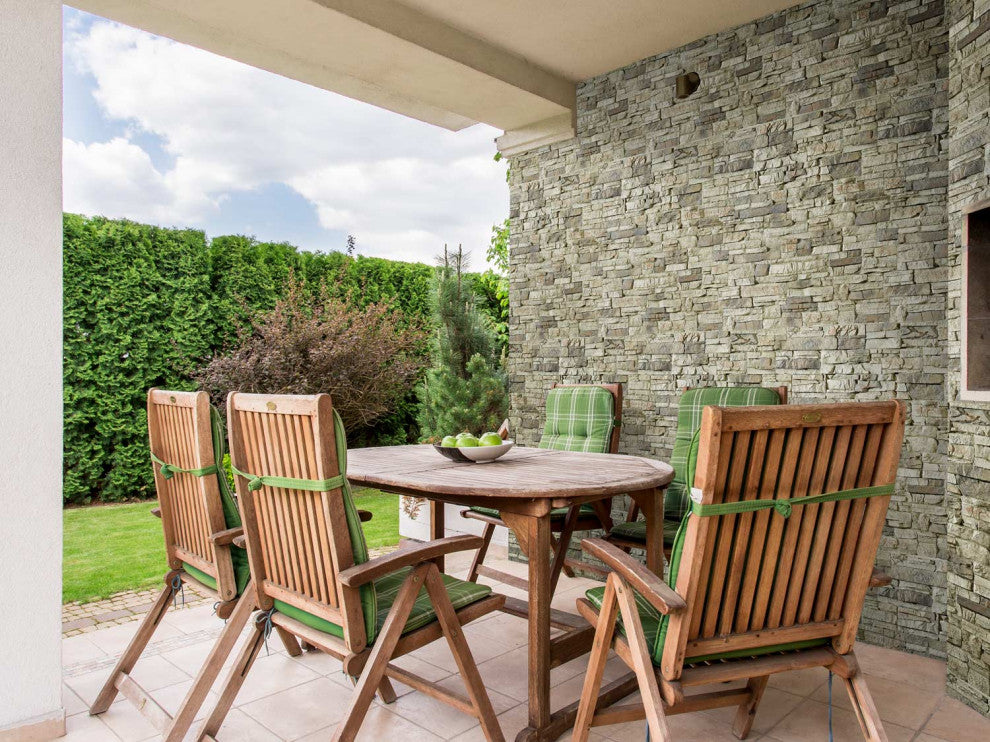 Colorado Dry Stack Faux Stone Wall Panel, Colorado Dry Stack Panel, Birchwood