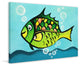 Marmont Hill, "One Fish" by Nicola Joyner Painting on Wrapped Canvas, 60x40