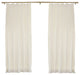 Eyelet Mini Flower Embroidered Curtains, Pair, Ivory, White, 96"