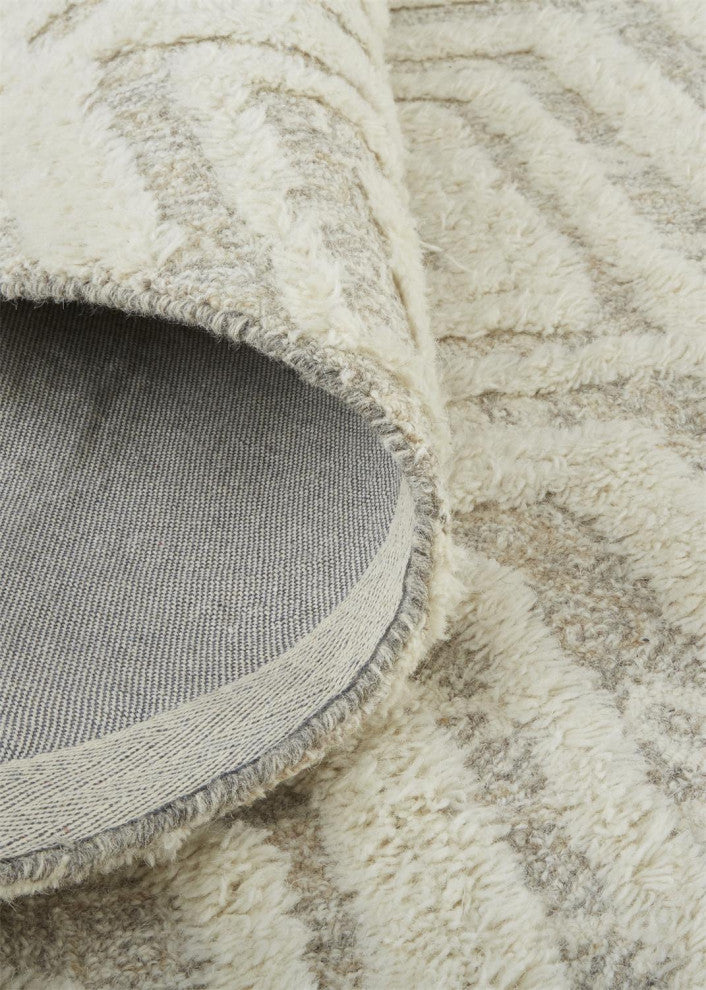 Weave & Wander Elika Beige 2'x3' Hand Tufted Area Rug