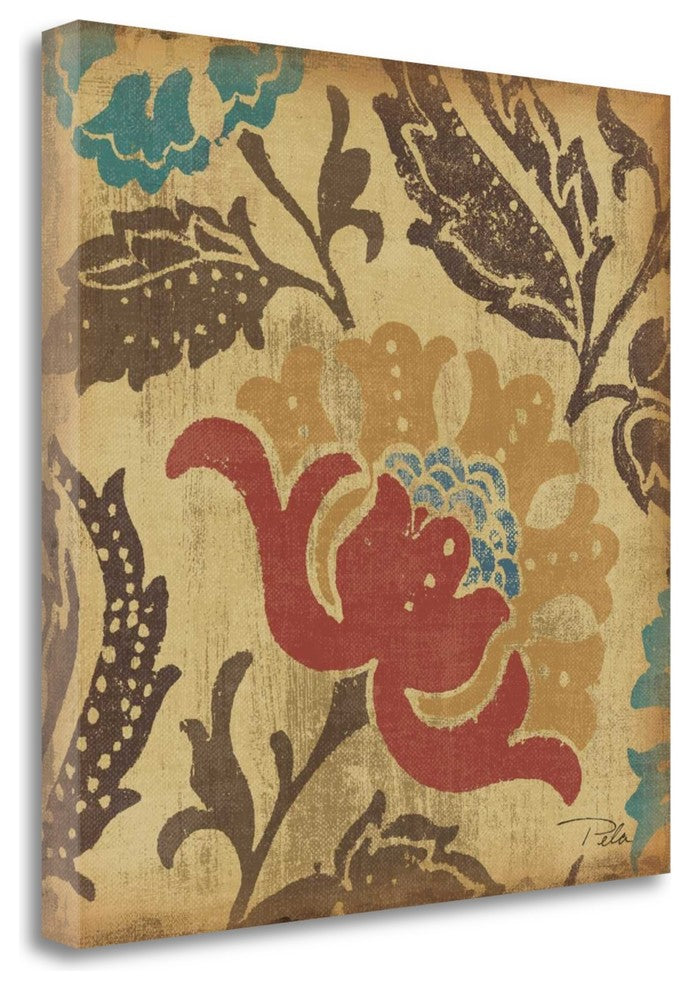 "Estampes Floraux" By Pela, Giclee Print on Gallery Wrap Canvas, Ready to Hang