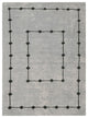 HAND KNOTTED LOOM SILK ECO-FRIENDLY AREA RUG -5'x8',Rectangle,Beige,Contemporary