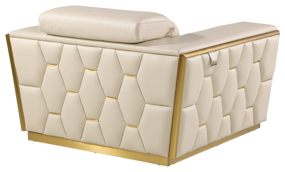 Enzo Top Grain Italian Leather  Chair