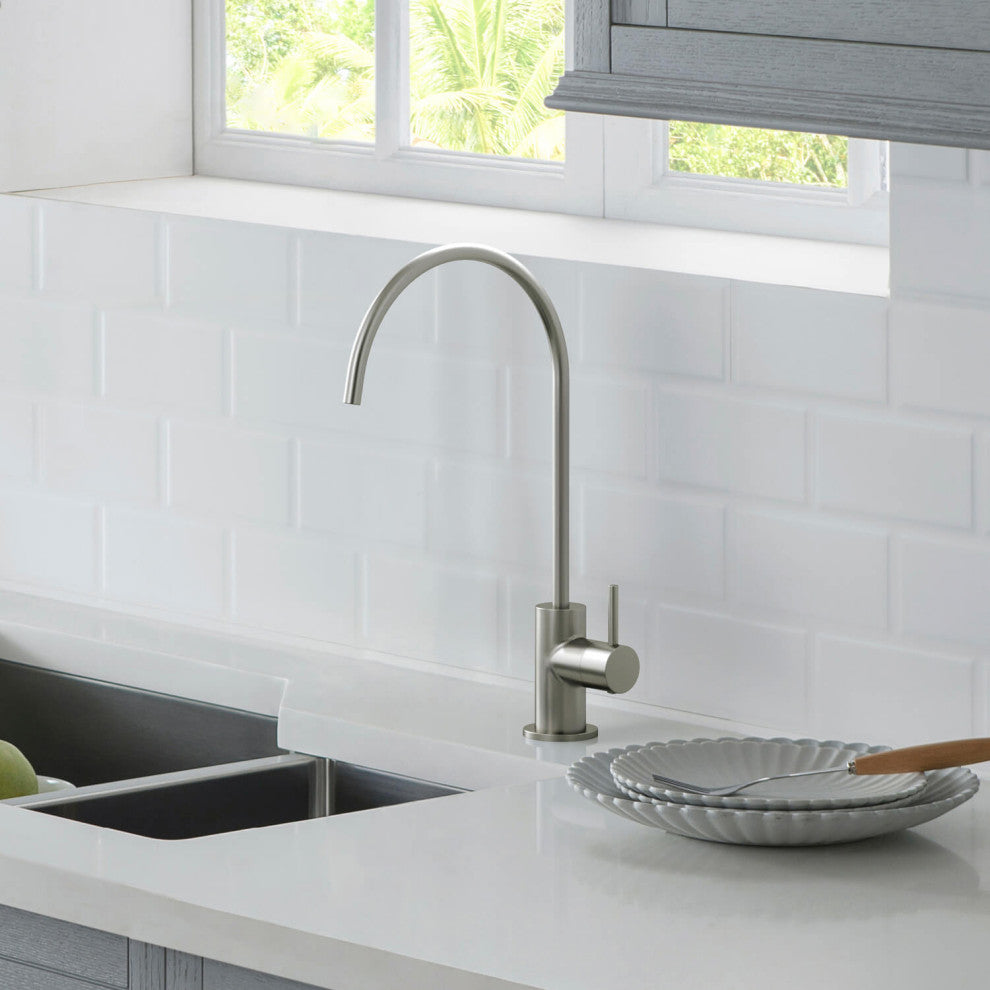 Circular Water Filtration Faucet, Brushed Nickel