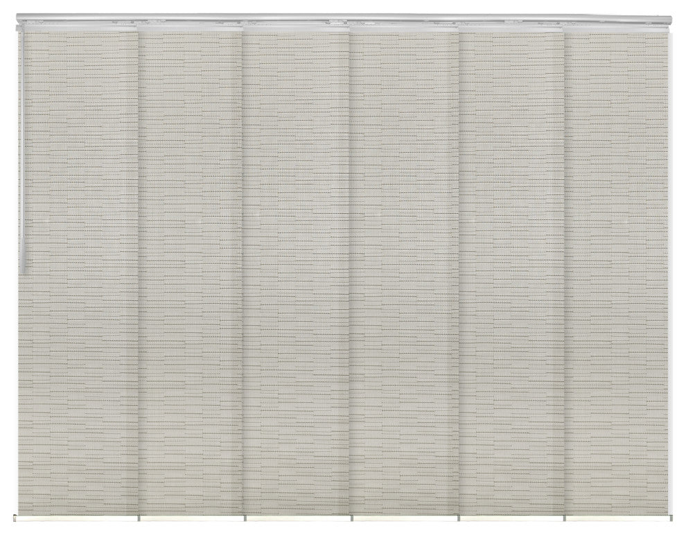 Eliana 6-Panel Track Extendable Vertical Blinds 98-130"W