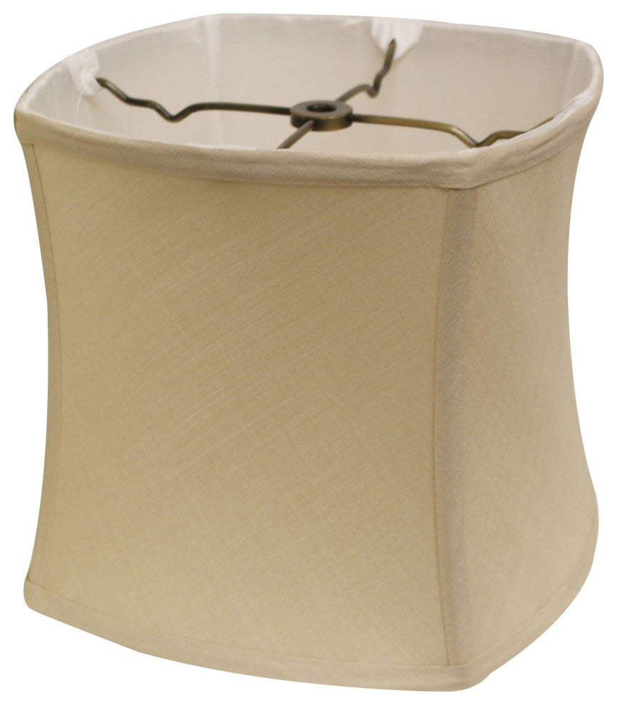 13" Inherent Soft Box Paperback Pongee Silk Lampshade