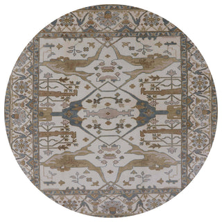 Ahgly Company Indoor Round Mid-Century Modern Area Rugs, 3' Round