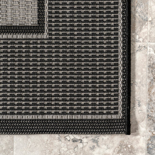 Nuloom Indoor/Outdoor Machine Made Area Rug, Grey 7'6"Square