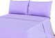 Tache 3-Piece Bed Sheet Set Purple Flat Sheet, Cal King