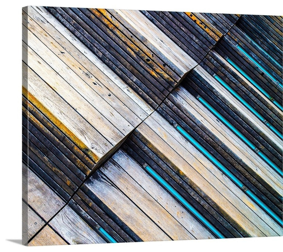 "High Line Abstract" Wrapped Canvas Art Print, 24"x20"x1.5"