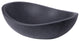 Eden Bath EB_S005LS-H Stone Canoe Sink - Honed Black Lava Stone