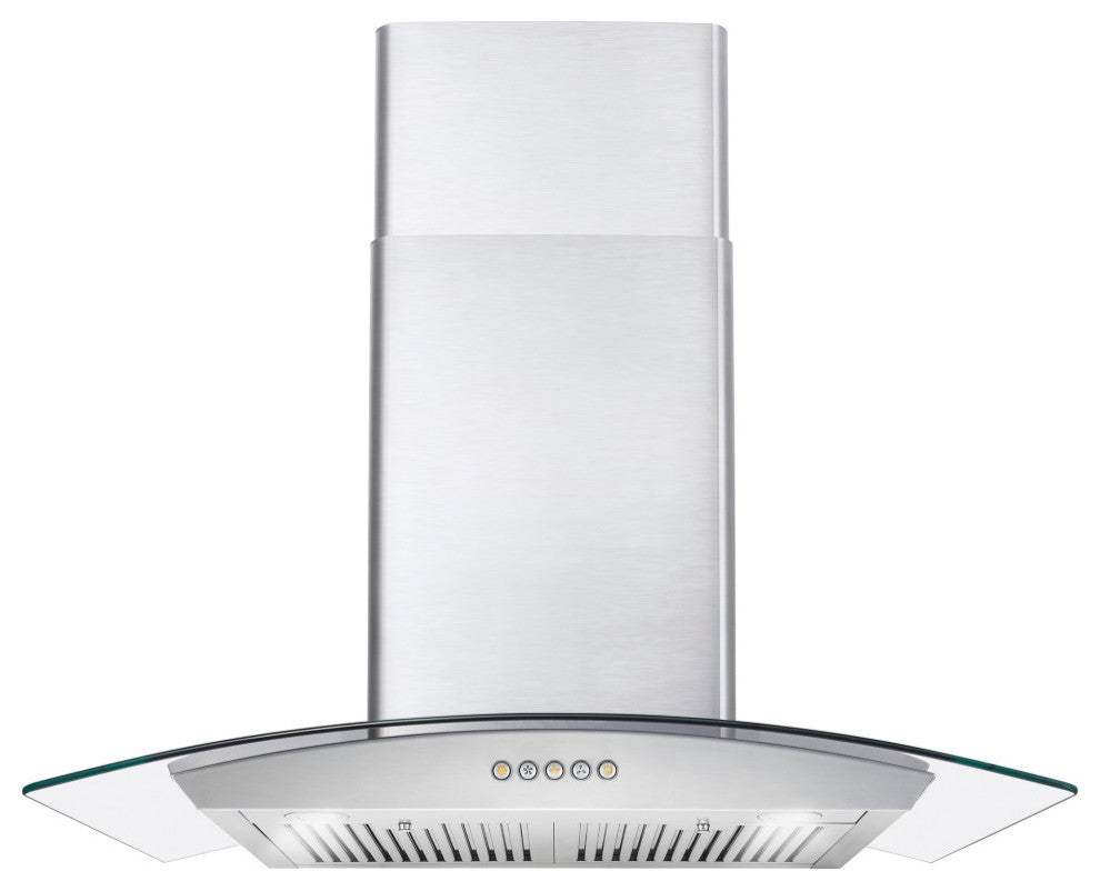 2-Piece Kitchen, 30" Electric Range and 30" Wall Mount Range Hood