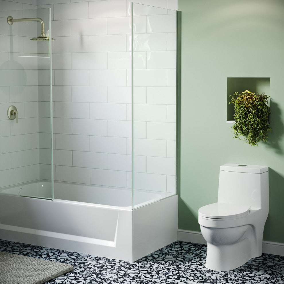 Virage One Piece Elongated Toilet With Touchless Retrofit Dual Flush 1.1/1.6