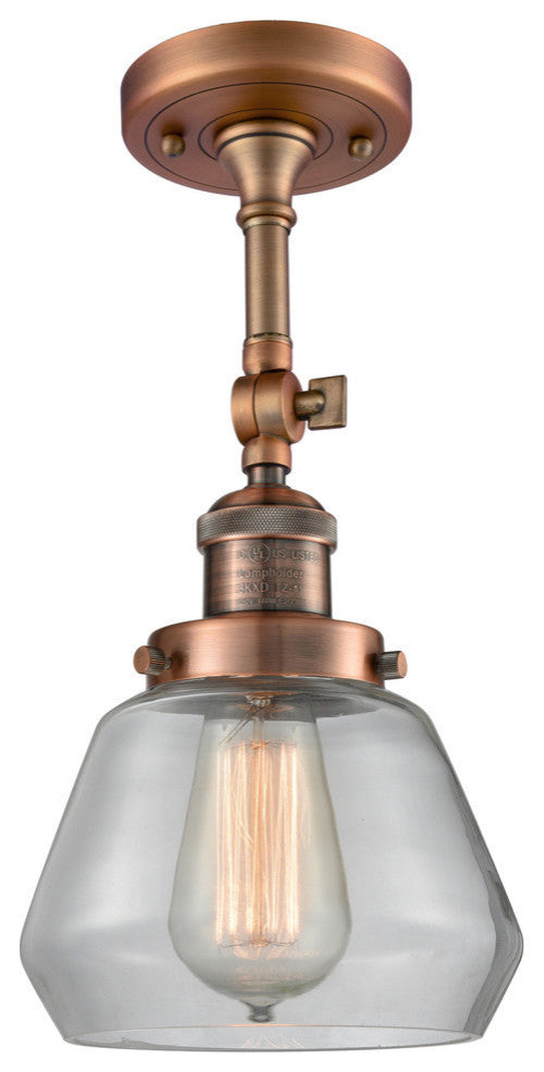 Innovations Lighting 201F-Ac-G172-Led 1 Light Dimmable Led Semi-Flush Mount