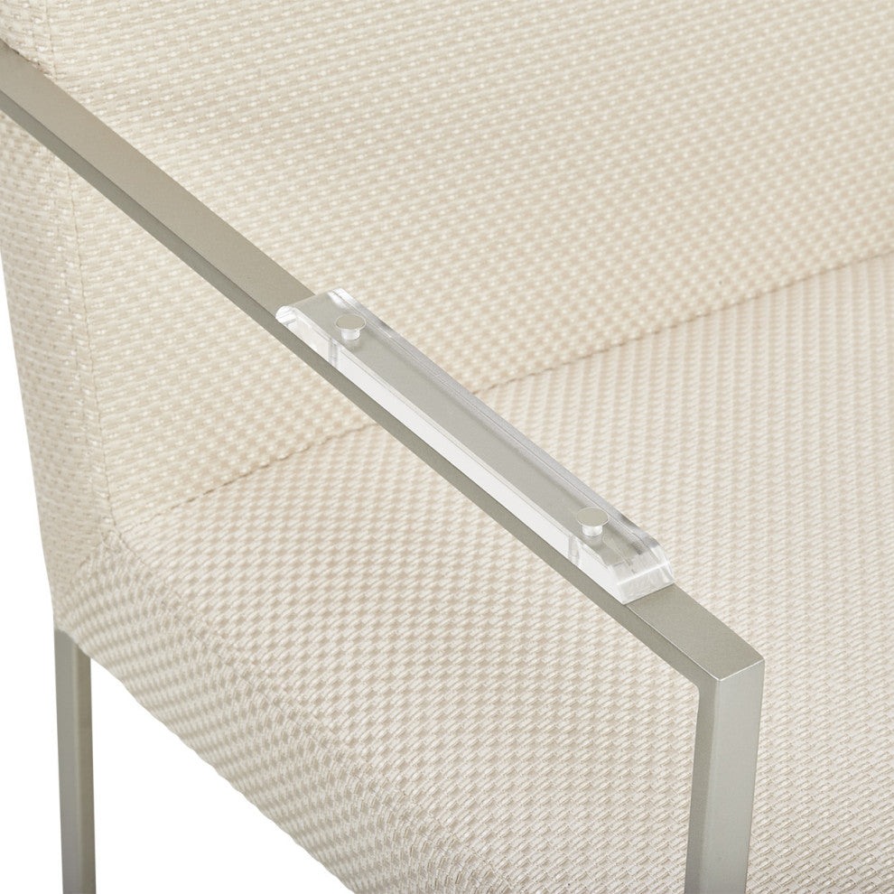 Laguna Ridge Arm Chair - Brushed Silver