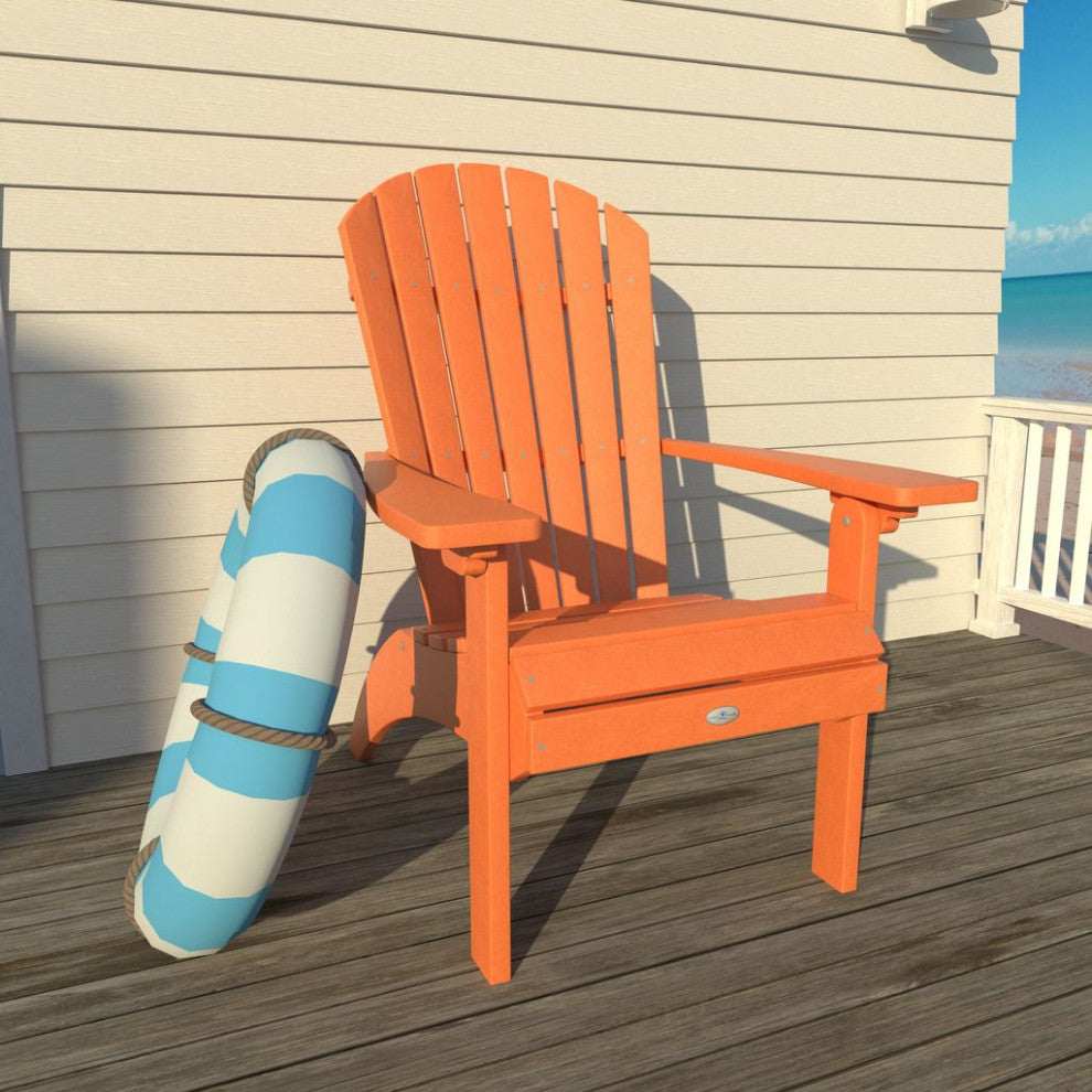 Waterfall Comfort Height Adirondack Chair, Citrus Orange
