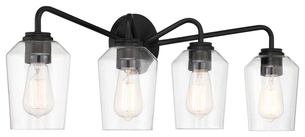 Shayna Vanity 4  Light  Flat Black