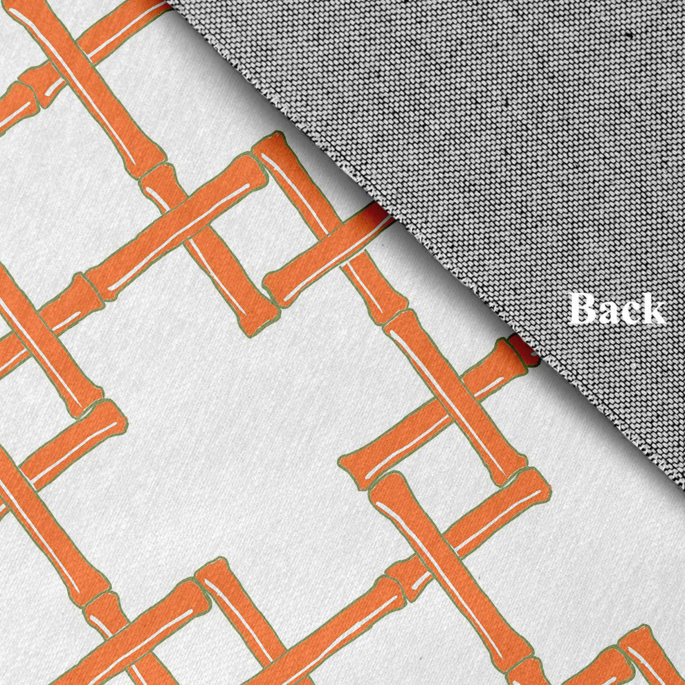 Bamboo Spring Chenille Rug, Blood Orange, 5'x7'