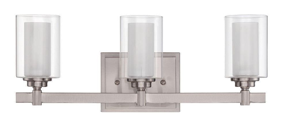 3 Light Vanity in Brushed Polished Nickel - Craftmade Celeste 16720BNK3