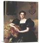 "Elizabeth Winthrop Chandler" Canvas Giclee by John Singer Sargent, 18"x22"