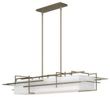 Etch Pendant, Soft Gold Finish, Natural Anna Shade