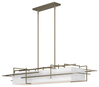 Etch Pendant, Soft Gold Finish, Natural Anna Shade
